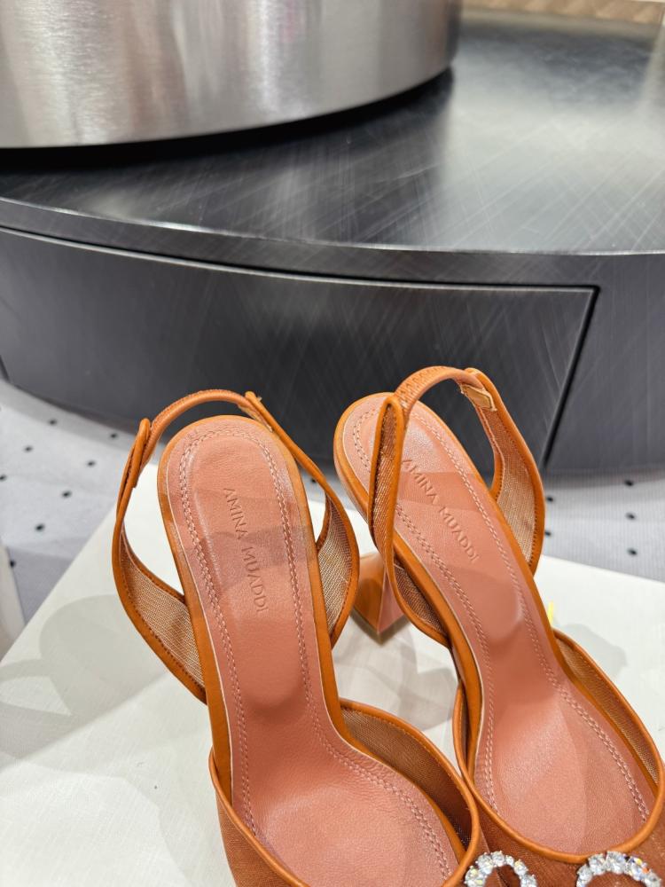amina muaddi Heels