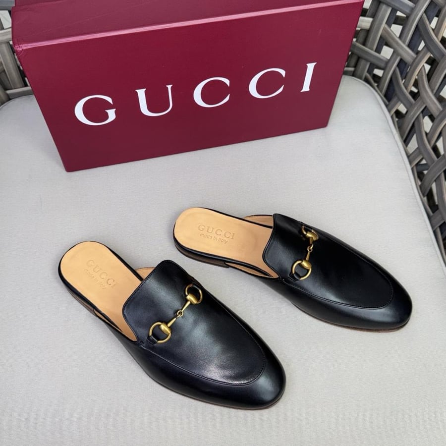 Horsebit Sandals in Leather