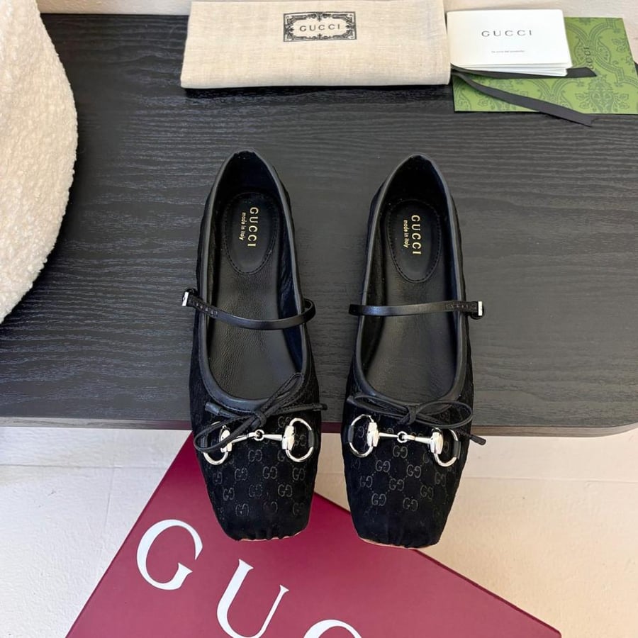 Horsebit ballet flats