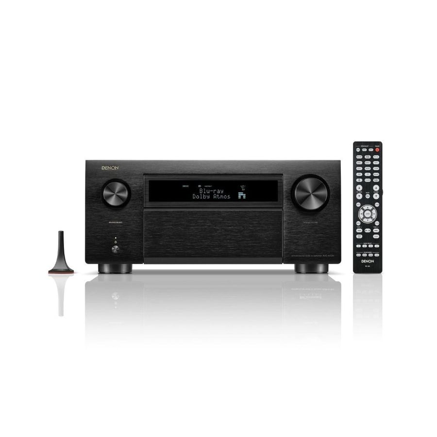 مستقبل صوت وصورة 13.4 قناة 150 وات لكل قناة عند 8 أوم ودعم 8K وDolby Atmos وHEOS موديل AVR-A10H ماركة Denon