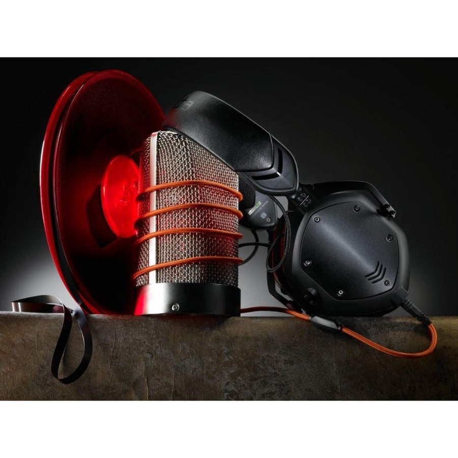 V-MODA M-100 Master سماعات رأس احترافية فوق الأذن للاستوديو والـDJ باللون الأسود المطفي
