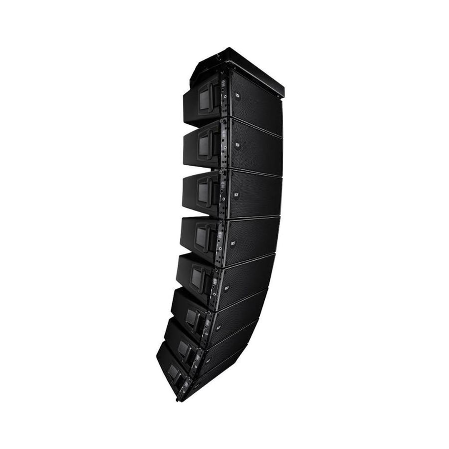HDL 20-A Active Line Array 1400W Peak – 2 x 10" Large Line Array Speakers with 3" Compression Driver and RCF DSP
