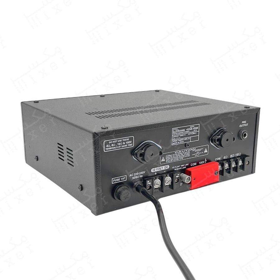 امبليفير Bass مضخم صوت 45 وات إحترافي قناتين SSB_45M AMPLIFIER BASS