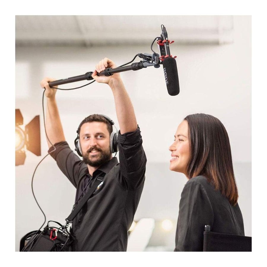 RØDE Ultralight Wave Microphone with Professional Broadcast Quality for Location Recording and Filmmaking, featuring a Revolutionary Acoustic Design, Model RØDE NTG5