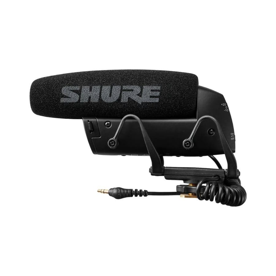 Shure VP83 ميكروفون كاميرة مما يجعله مناسبًا لتسجيل الصوت مباشرة أثناء إنتاج الفيديو.