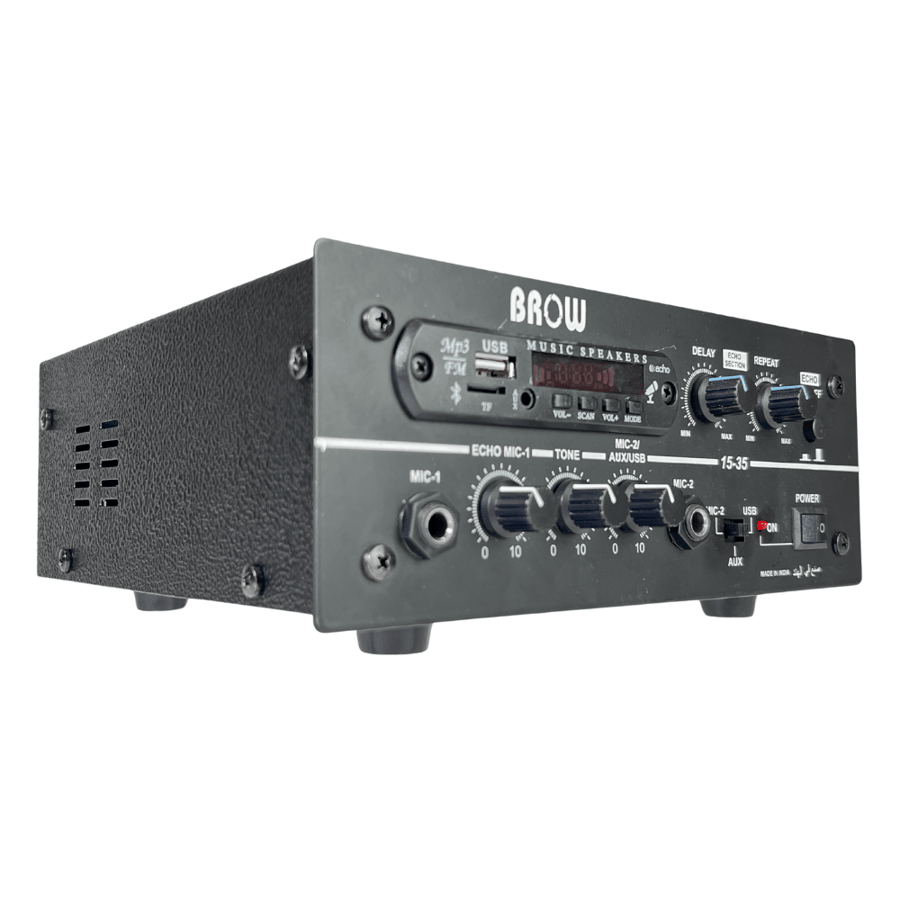 مضخم صوت امبلي فاير قوة 35 وات MIXER AMPLIFIER 35W ماركة BROW