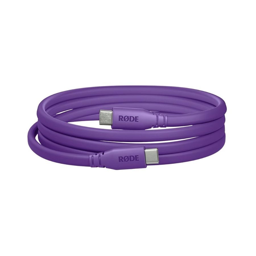 RØDE SC17 1.5m USB-C to USB-C Mobile Microphone Adapter – Flexible Professional Connection for Devices and Microphones, Black (and available in multiple colors)