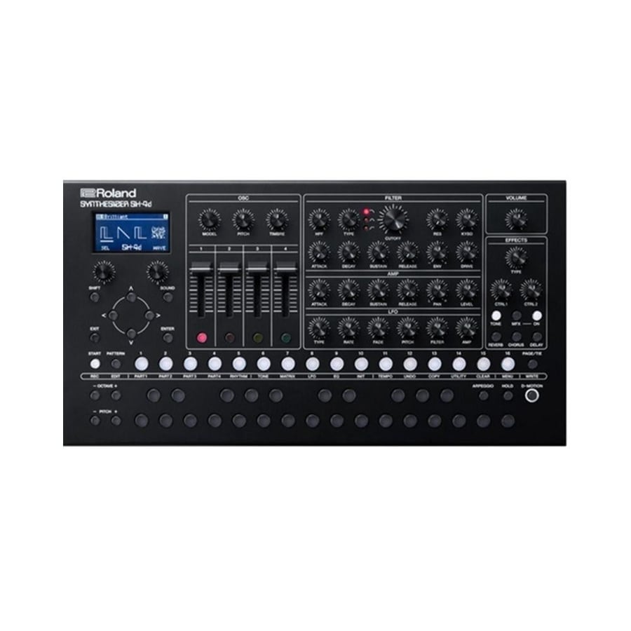 Roland SH-4d Multi-Layer Synthesizer Sound Generator with 11 Oscillator Models and Motion Sequencer