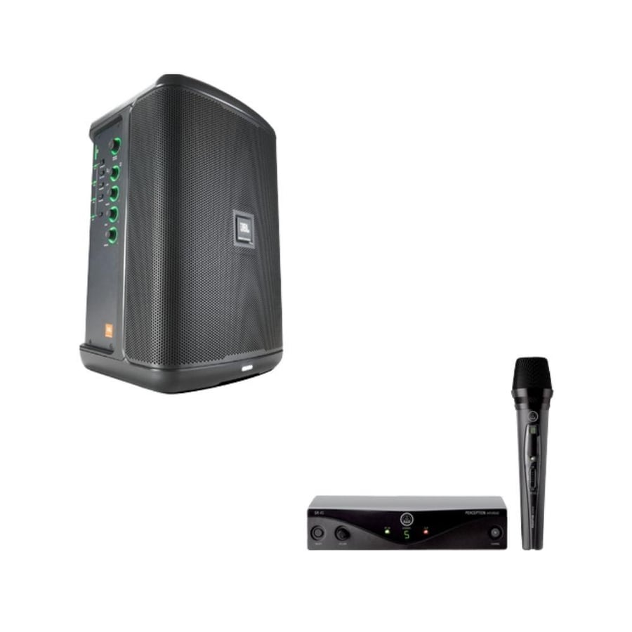 باكج سماعة متنقلة حفلات مع ميكروفون لاسلكي AKG