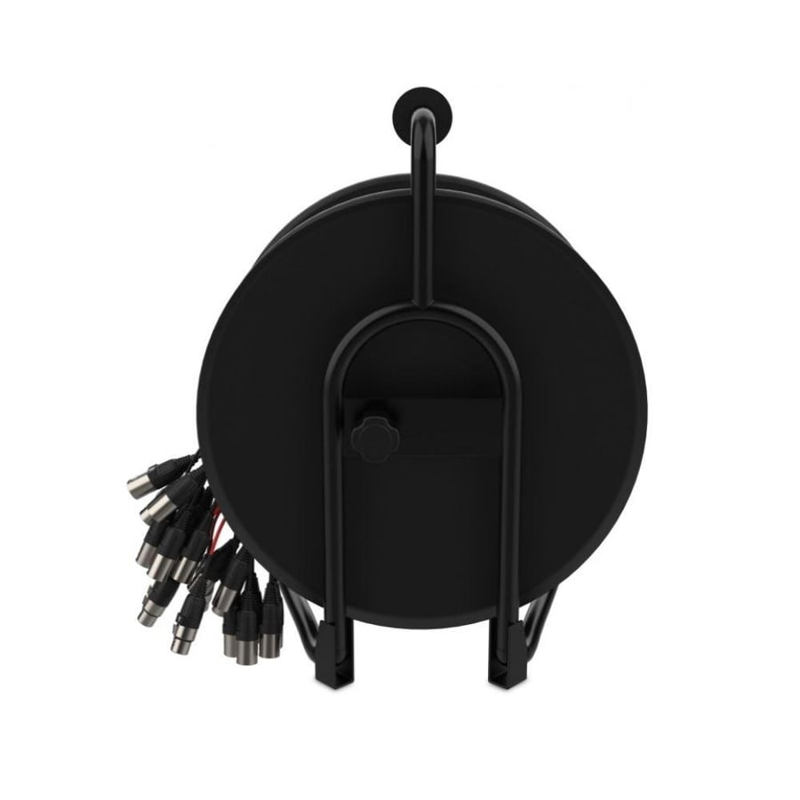 Audibax Pro MC XLR 164-30 Drum كيبل ستيدج بوكس 30 متر 16 مدخل XLR متعدد القنوات من نوع Reel MultiCore