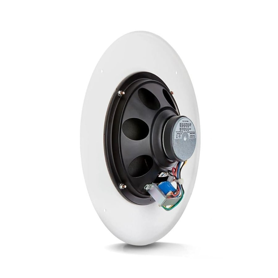 JBL 8-inch 15W Gypsum Board Ceiling Speakers, Professional Sound Performance for Commercial Buildings and Offices, White, Model CSS8008