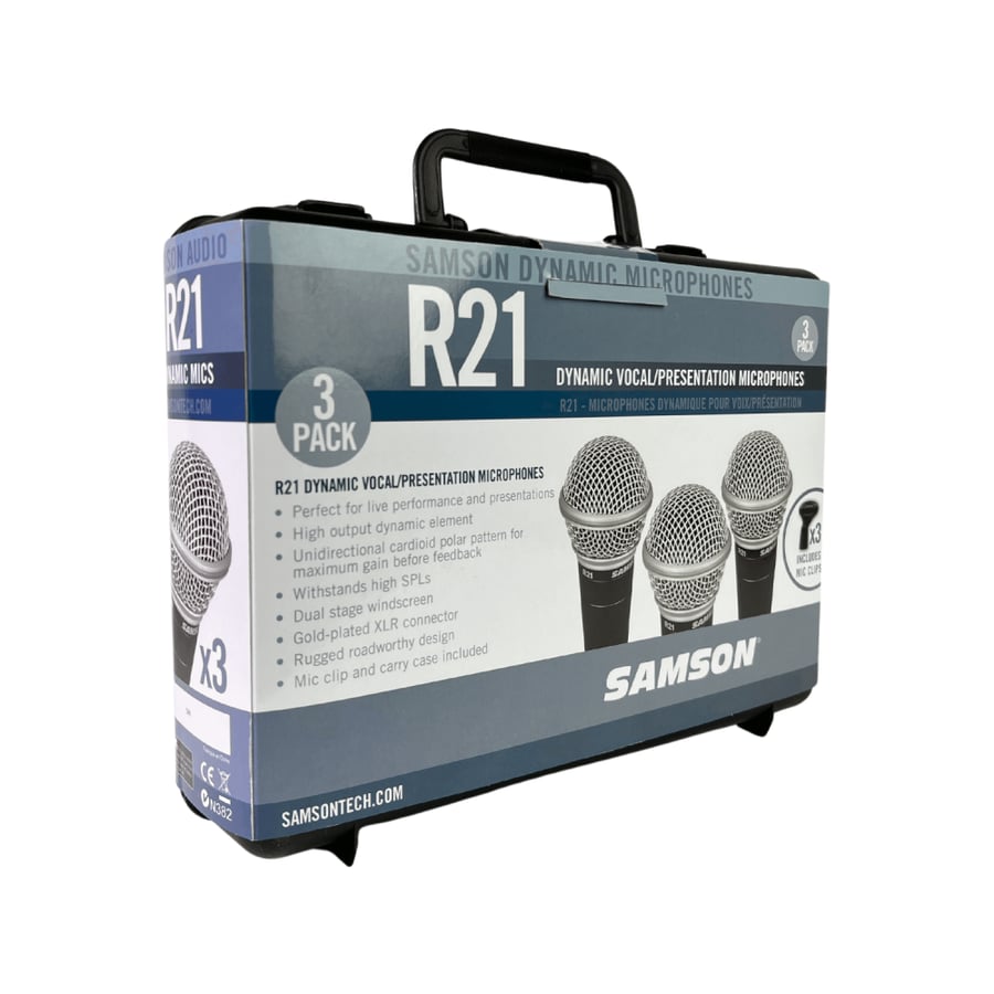 ميكروفون ديناميكي احترافي يدوي Samson R21 مايك
