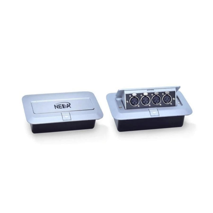 Floor Box 4 pins for XLR - The perfect solution for professional audio connectivity