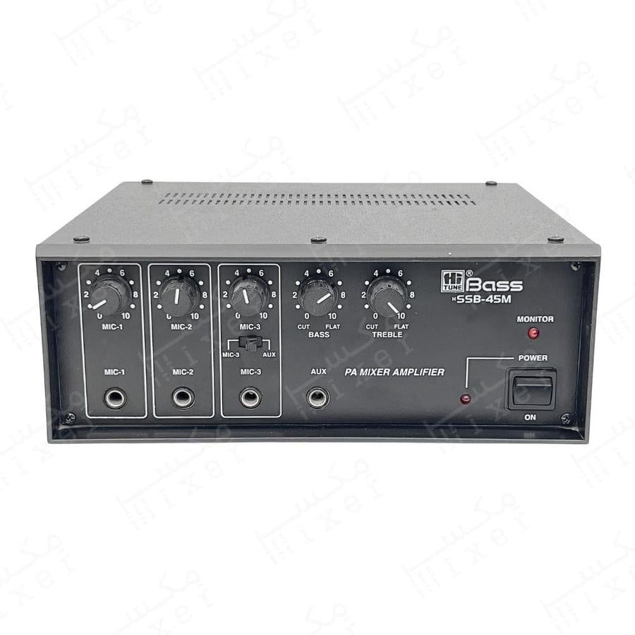 امبليفير Bass مضخم صوت 45 وات إحترافي قناتين SSB_45M AMPLIFIER BASS