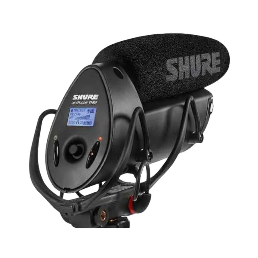 Shure VP83F LensHopper ميكروفون للكاميرات مع مسجل فلاش مدمج للتصوير وصناعة المحتوى