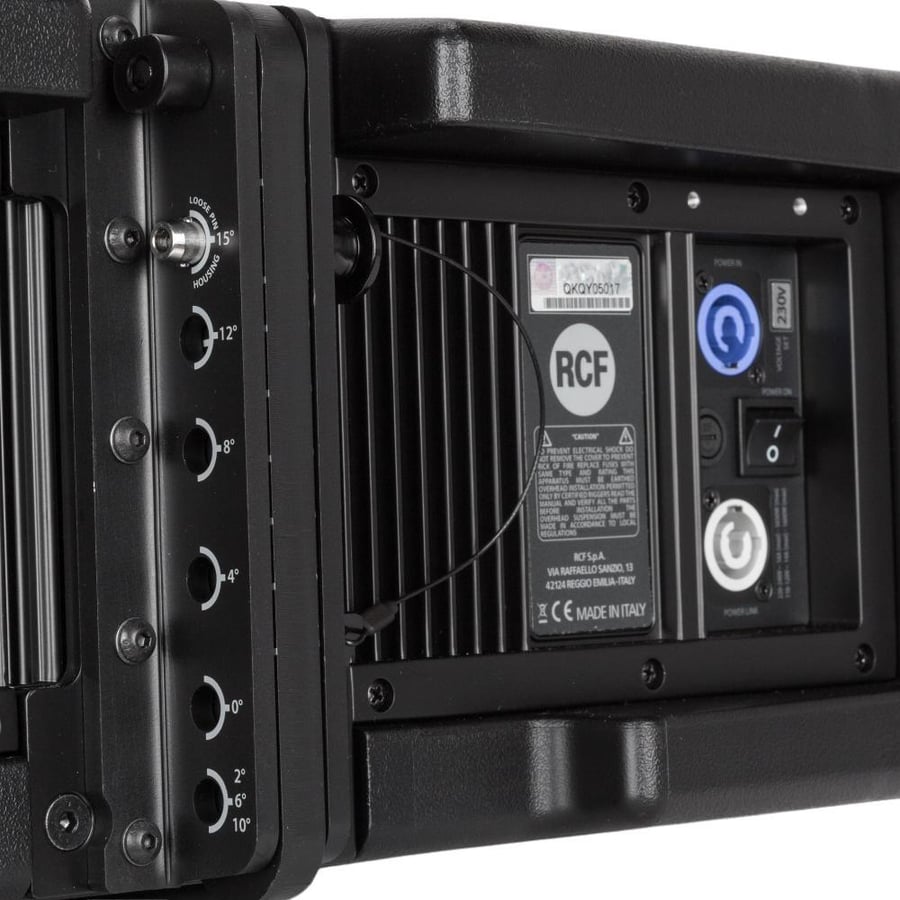HDL 20-A Active Line Array 1400W Peak – 2 x 10" Large Line Array Speakers with 3" Compression Driver and RCF DSP
