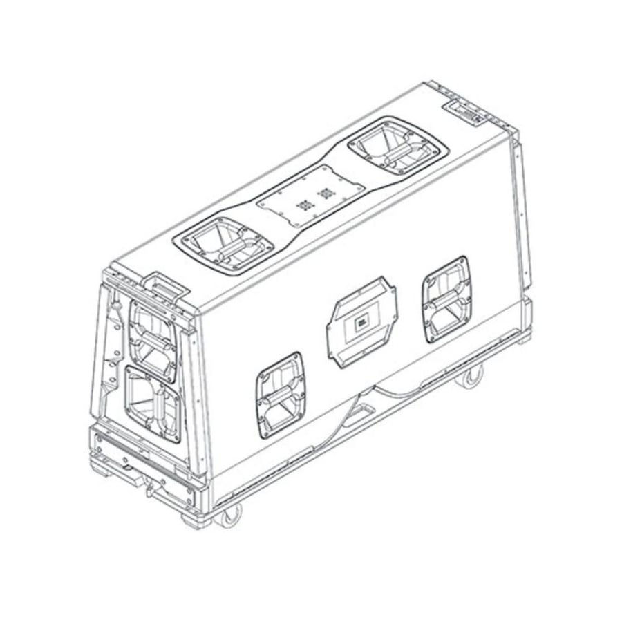 JBL VTX V25 ACC Protective Kit and Carrier for VTX V25 Speakers: A complete professional solution for protecting and transporting speakers during concert tours and performances.