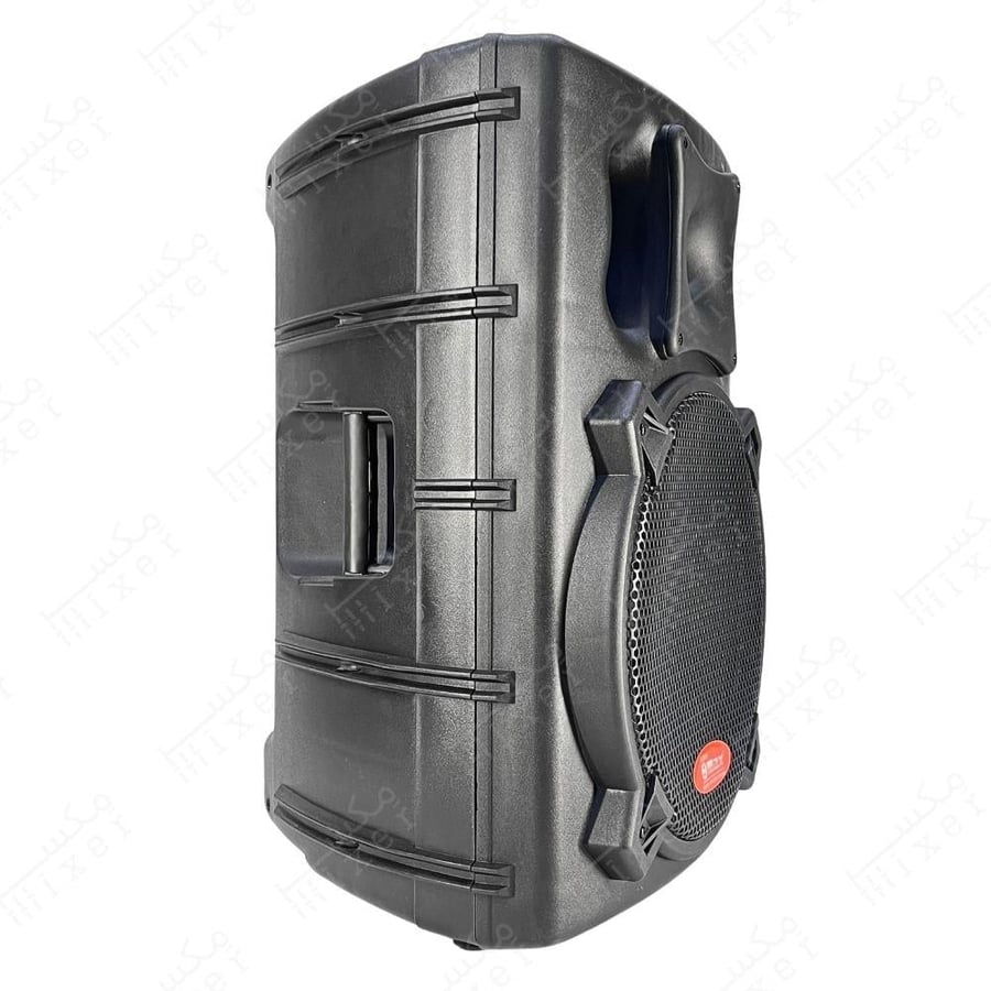 Large 15-inch Bluetooth speakers, 900 watts, with 2 microphones, Max Power portable J-1815 BT/USB/MMC – High sound power and professional design for events and live performances