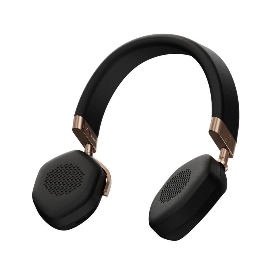V-Moda S-80 سماعات راس لاسلكية على الأذن مع وضع مكبر الصوت باللون الذهبي الوردي