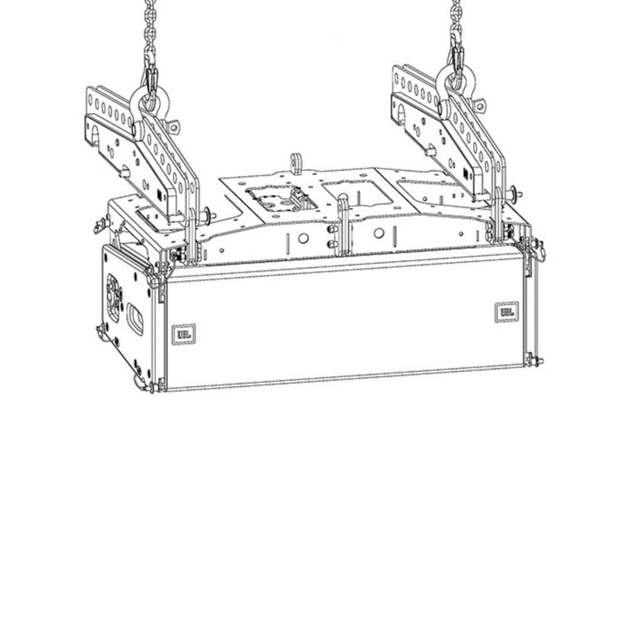 The JBL VTX A8 AF EB extension arm for the VTX A8 suspension frame provides high flexibility in suspension and angle adjustment for Line Array systems.