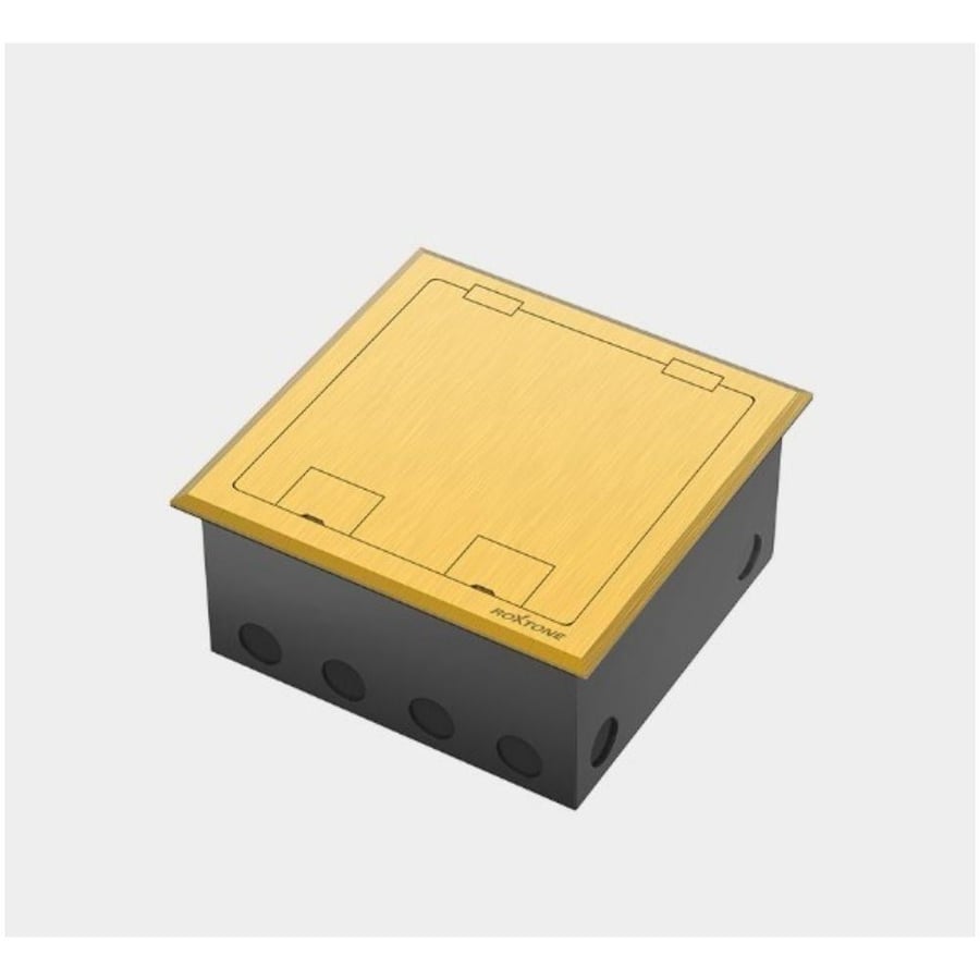ROXTONE Professional Ground Burial Box with 100% Copper Cover and Flexible Installation Model FB486-2