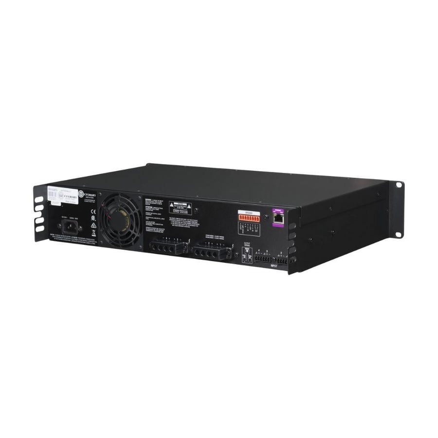 Crown Power Amplifier 4-Channel 600W Per Channel – Mid-High Performance for Commercial Projects and Places of Worship CDi 4|600