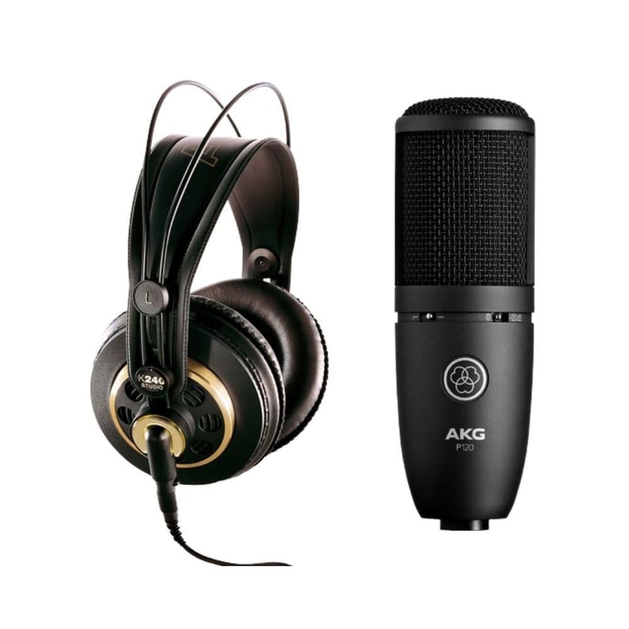 باكج سماعات راس استوديو مع ميكروفون AKG