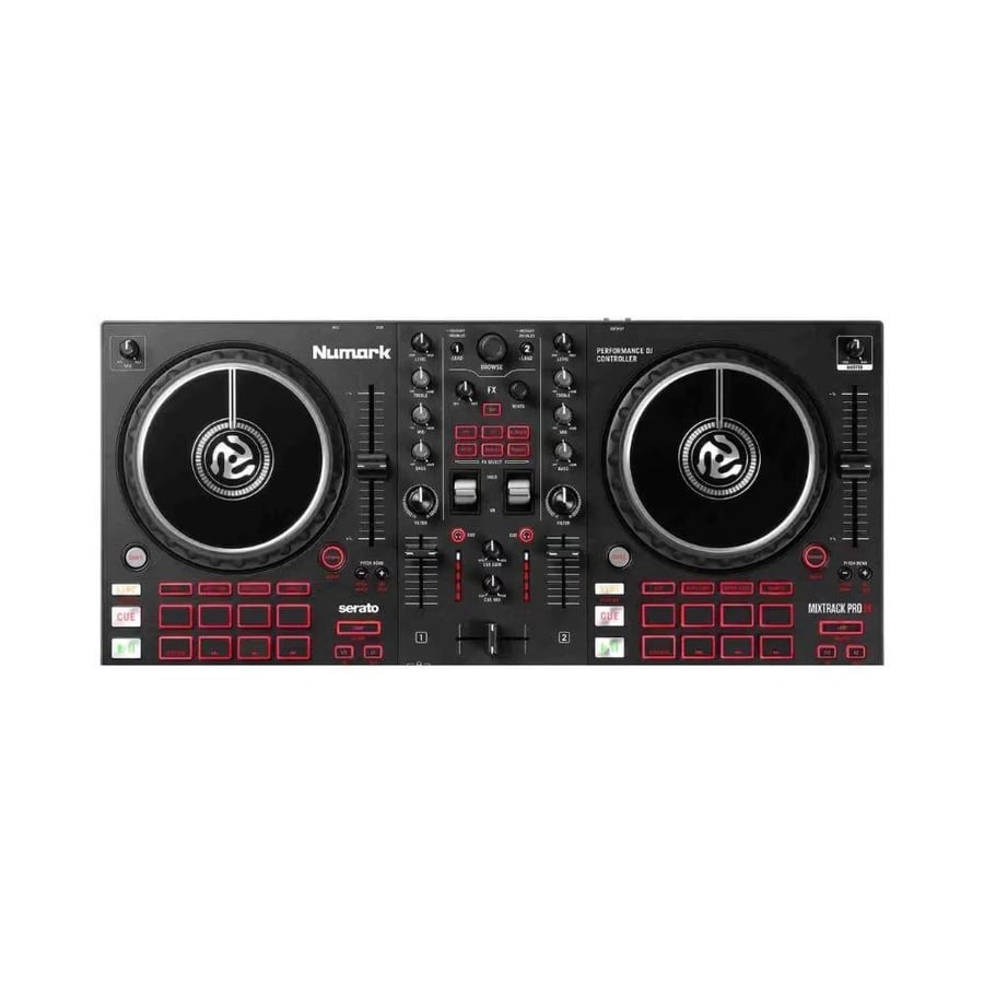 Numark Mixtrack Pro  وحدة تحكم DJ احترافية ثنائية القنوات مع مؤثرات FX ودعم Serato DJ Lite