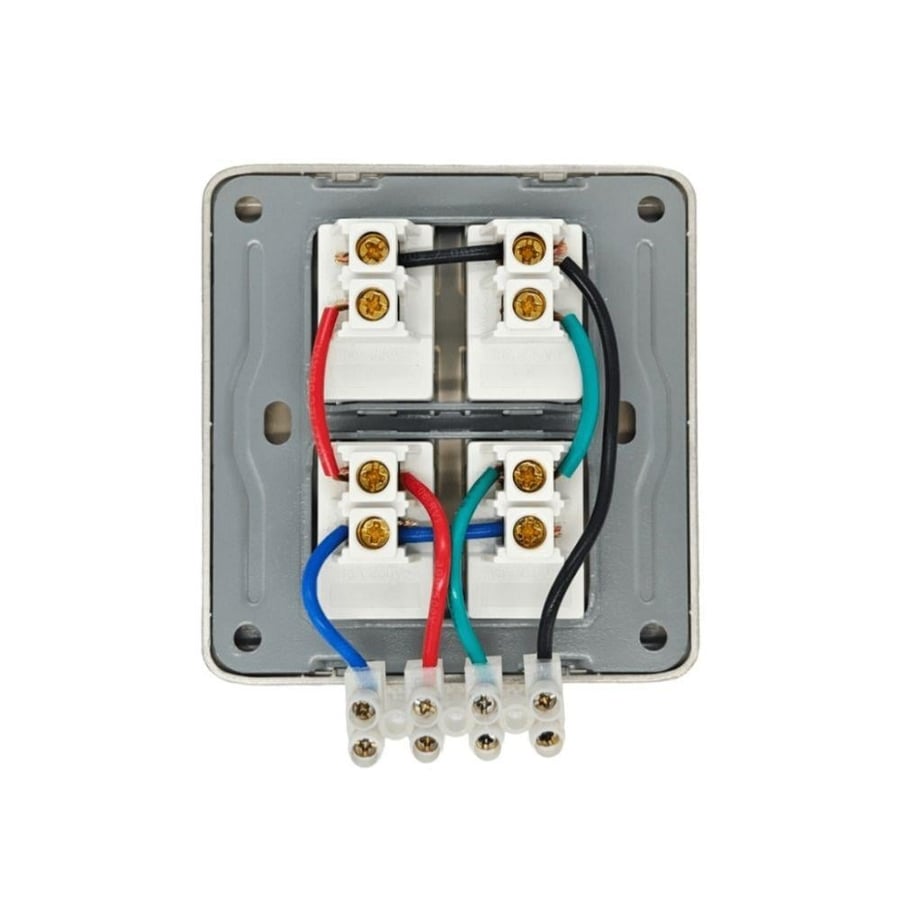 مفتاح طفاية احمر اخضر مزدوج مع إضاءة كهربائي عالي الجودة double switch