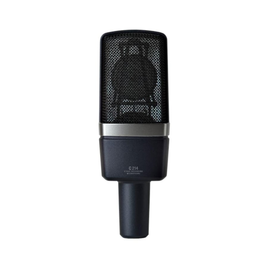 Professional condenser microphone with a large diaphragm, high studio performance, advanced recording accuracy, model C214, AKG brand.