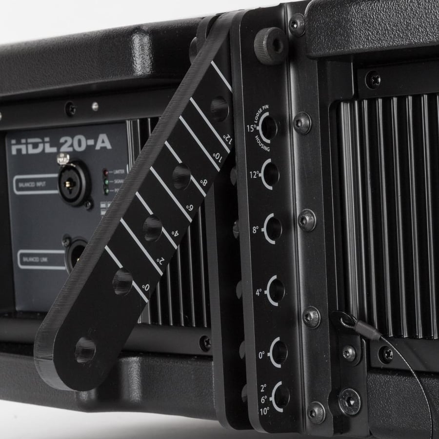 HDL 20-A Active Line Array 1400W Peak – 2 x 10" Large Line Array Speakers with 3" Compression Driver and RCF DSP