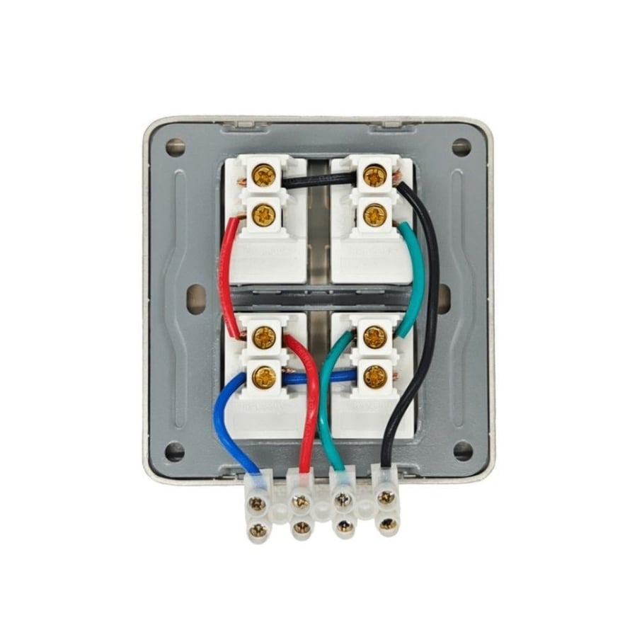 مفتاح طفاية احمر اخضر مزدوج مع إضاءة كهربائي عالي الجودة double switch