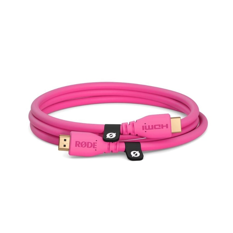 كيبل HDMI رود عالي السرعة 1.5 متر دعم 4K60 ونقل بيانات 18Gbps لأداء فائق متعدد الالوان موديل HDMICABLE1.5M ماركة RODE