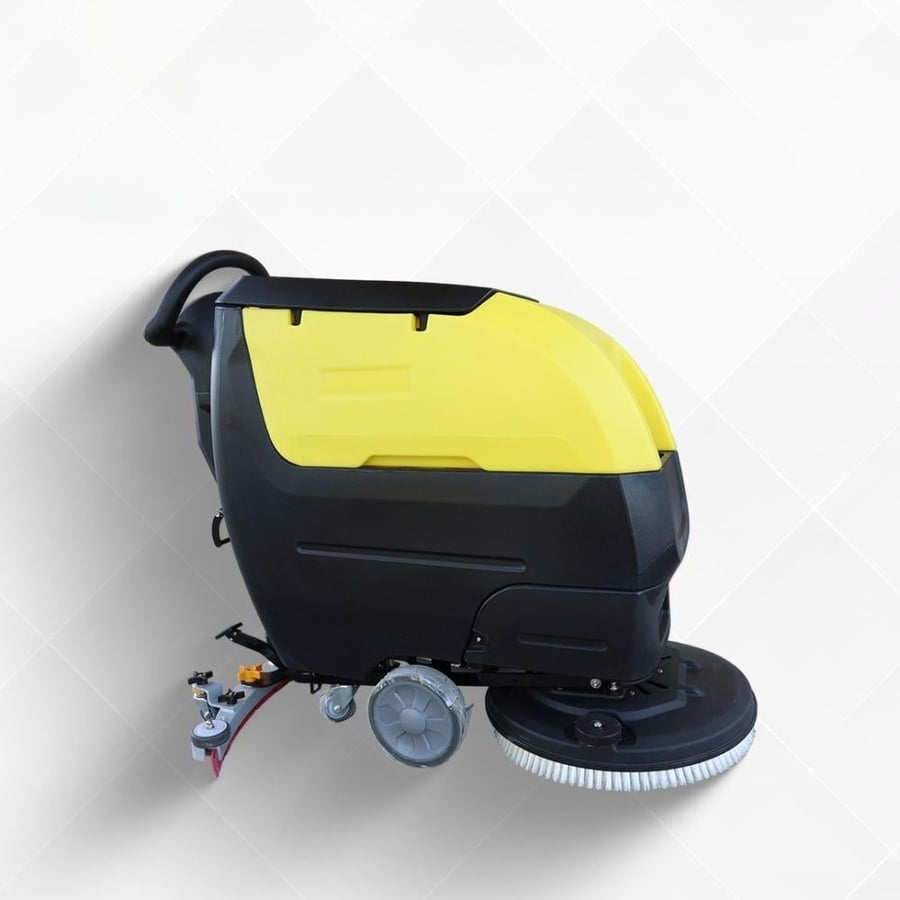 Large vacuum cleaner with a 550W brush motor and a 450W suction motor. This floor cleaning vacuum covers 2200 m²/hour and offers powerful performance for large areas. MOJEEZ S300