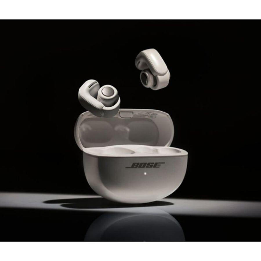 Bose Ultra Open Earbuds In-Ear Headphones Innovative open design, high-quality sound, and all-day comfort White