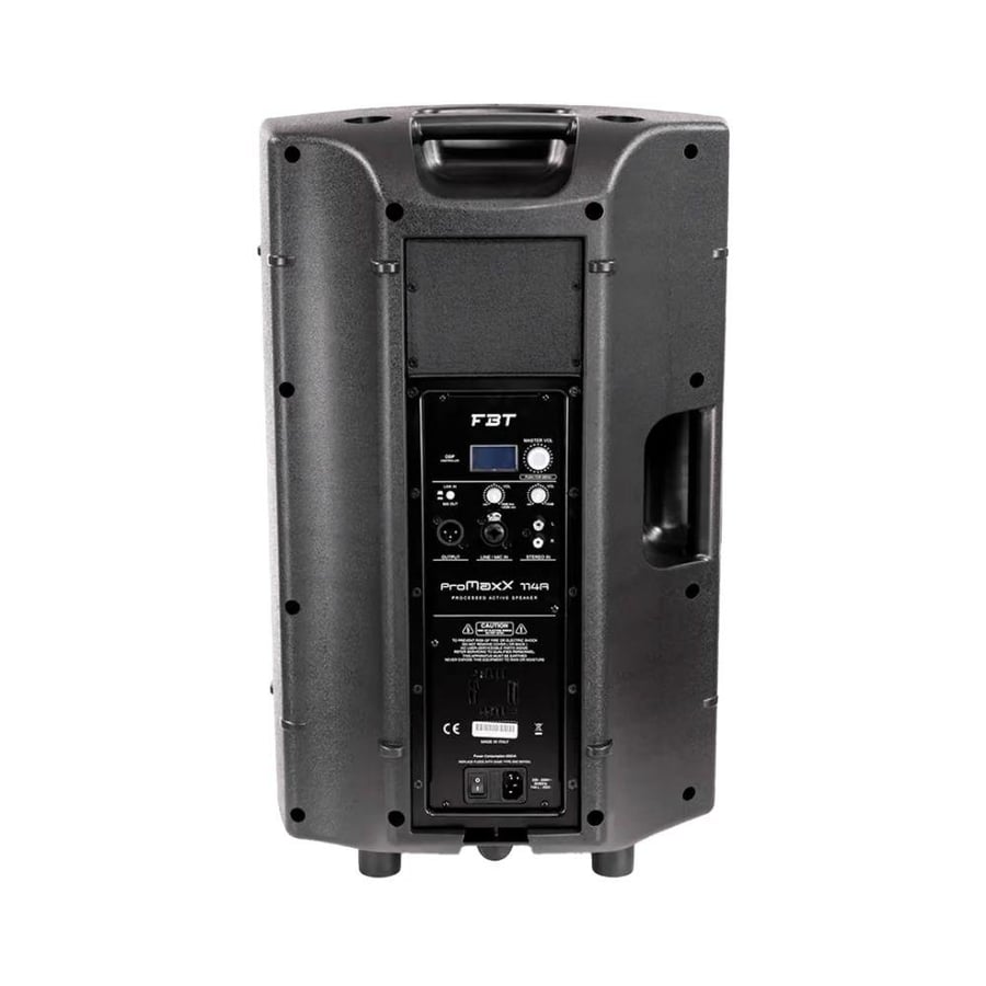 FBT PROMAXX 114A سماعة كبيرة نشطة 14 انش 900 وات مع DSP كما توفر خيارات متعددة للتركيب والتعليق والمراقبة الأرضية