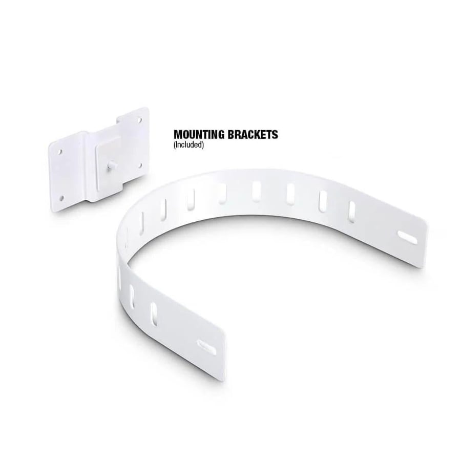 6.5 inch Monitor 50W LD German Wall Speaker White Pair