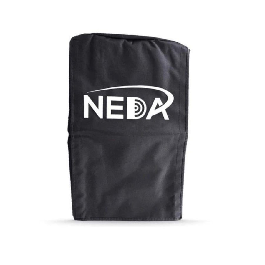 Large 18-inch Bluetooth speaker, 480 watts of power, portable, with 2 professional wireless microphones (NEDA)