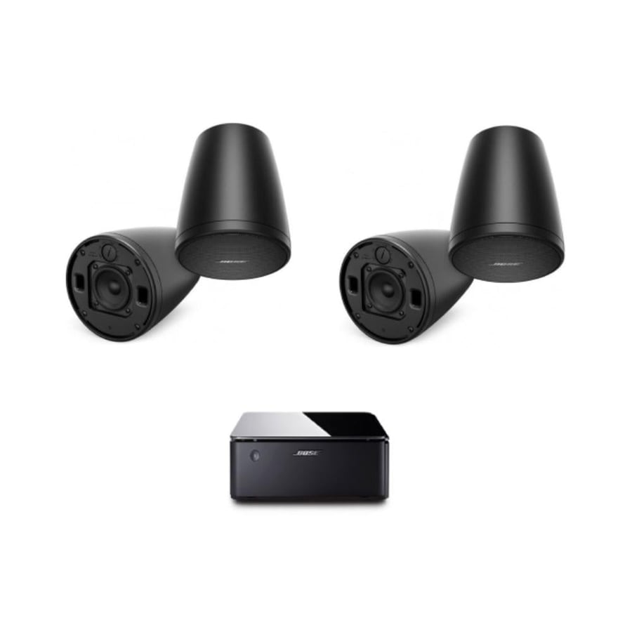 باكيج 4 سماعات بوز معلقة 16 وات مع مضخم صوت امبليفير قدرة 125 وات لكل قناة موديل FS2P/Bose Music Amplifier