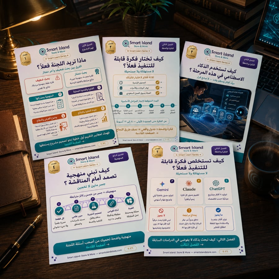 صفحات من كتاب خارطة بحث التخرج