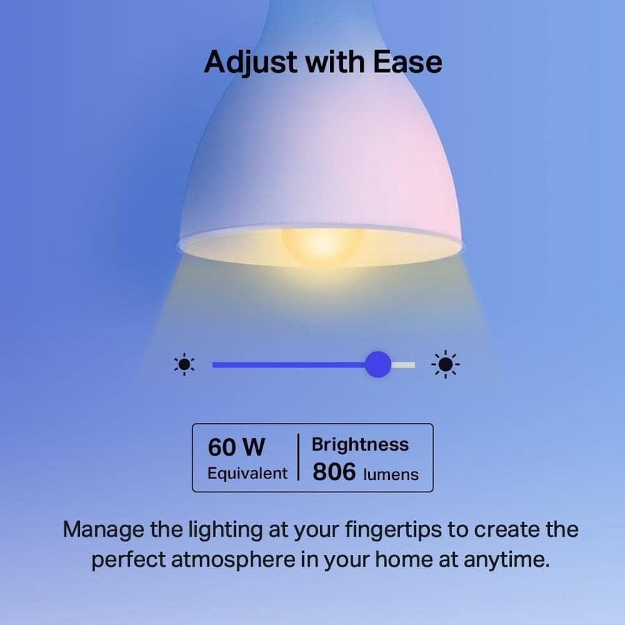 مصباح LED ذكي واي فاي E27 متعدد الألوان قابل للتعتيم يعمل مع اليكسا وجوجل مع مؤقت وجدول زمني