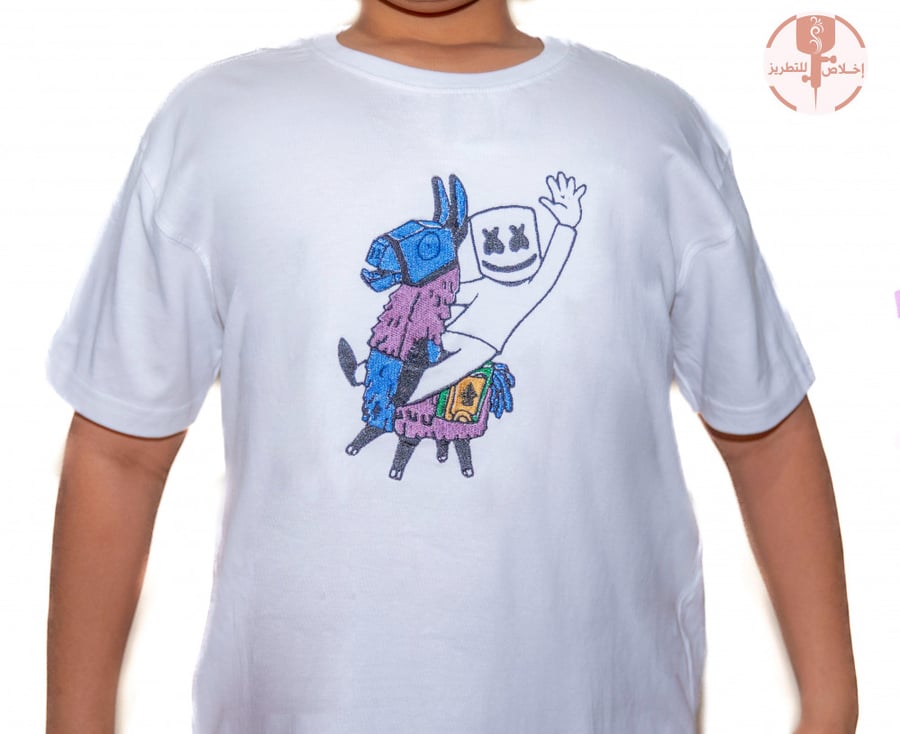 Fortnite embroidered T-shirt