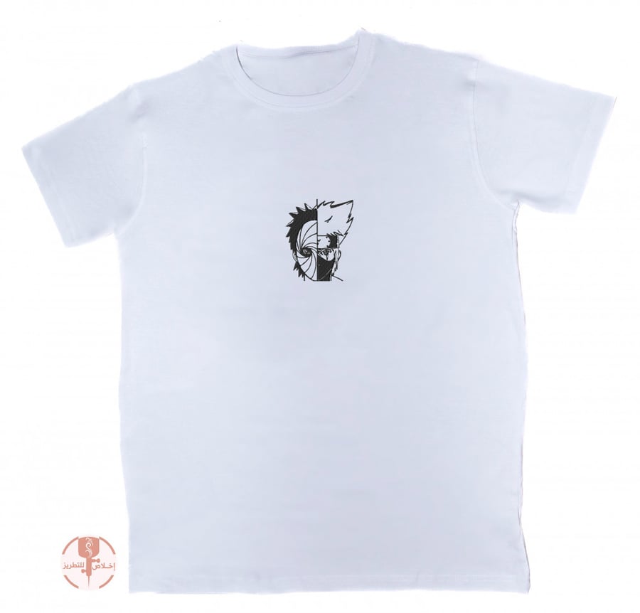 Obito T-shirt and Kakashi embroidered