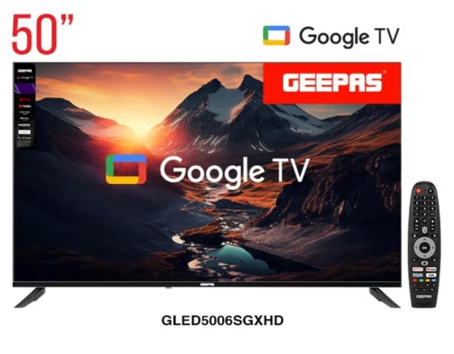 شاشة Geepas بوصة 50 سمارت 4K