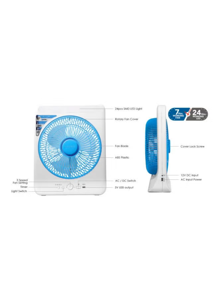 مروحة بوكس SF919BFN -Rechargeable Box Fan