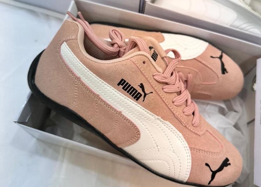 حذاء PUMA وردي نسائي بتصميم أنيق وعصري - الخطوة الأنيقة