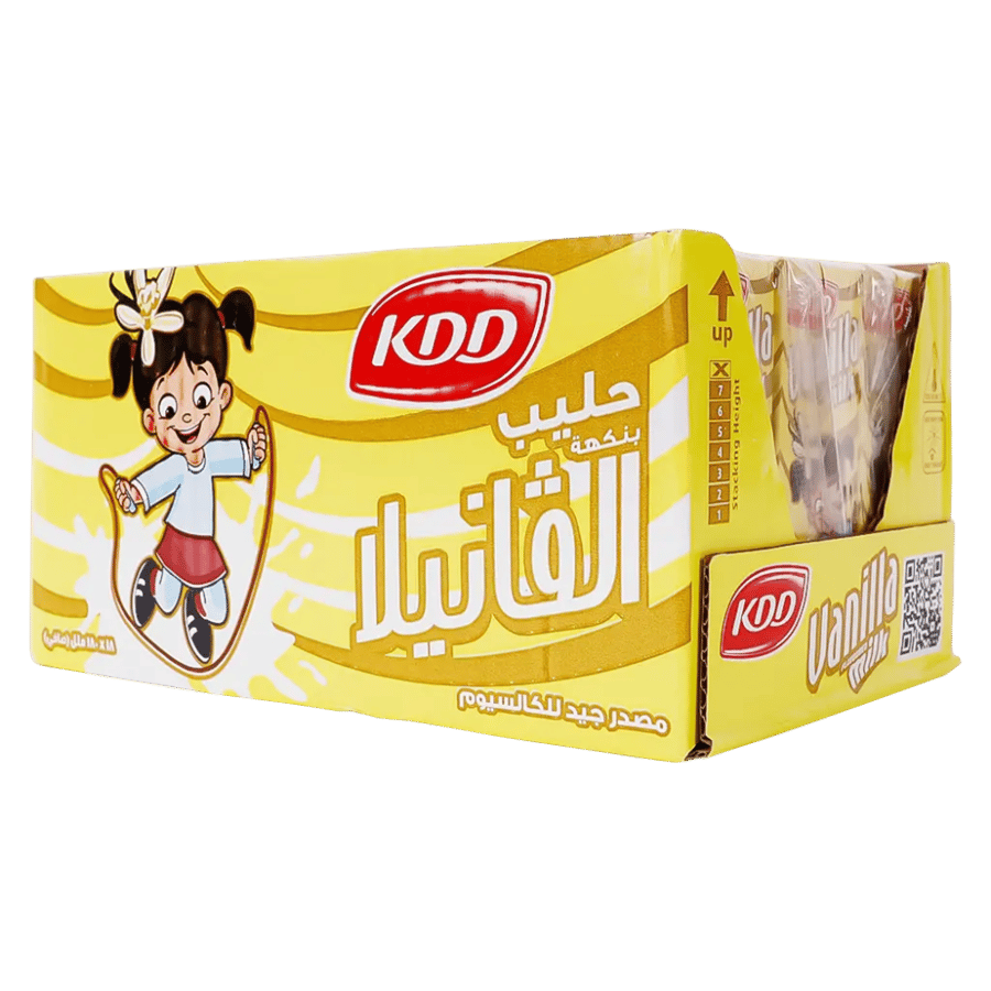 كي دي دي حليب بالفانيلا ١٨٠مل ١٨حبة
