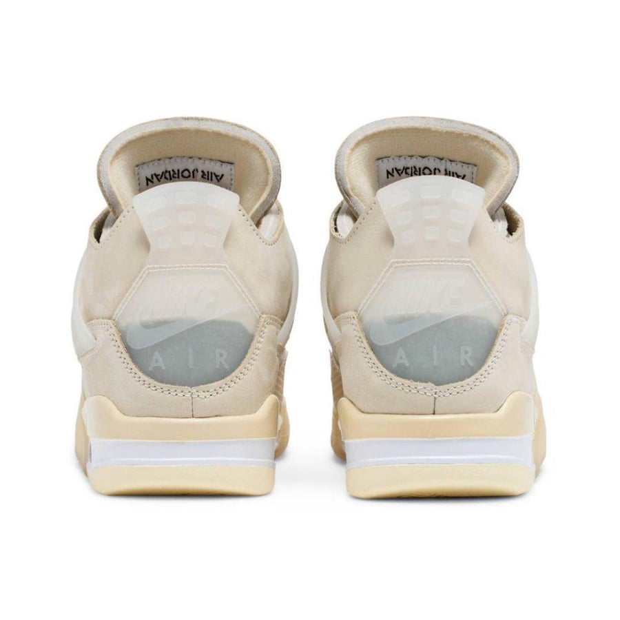 حذاء أوف وايت X إير جوردن 4 ريترو شراع | x Off-White Air Jordan 4 Retro SP "Sail" sneakers