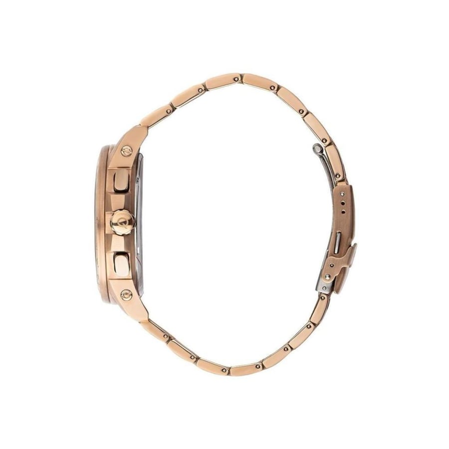 ساعة كوانتوم كرونوغراف للرجال بقرص معدني|QUANTUM Men's Chronograph Gun Metal Dial Watch