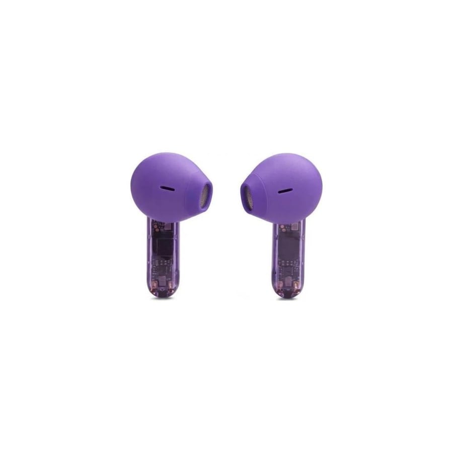 سماعة بلوتوث داخل الأذن جي بي ال تيون فليكس NC TWS - بنفسجي فانتوم | JBL Tune Flex Ghost Purple True Wireless Earbuds